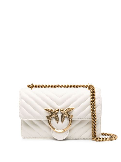 Borsa Mini Love One Chevron bianco PINKO | 100074 A0GKZ14Q